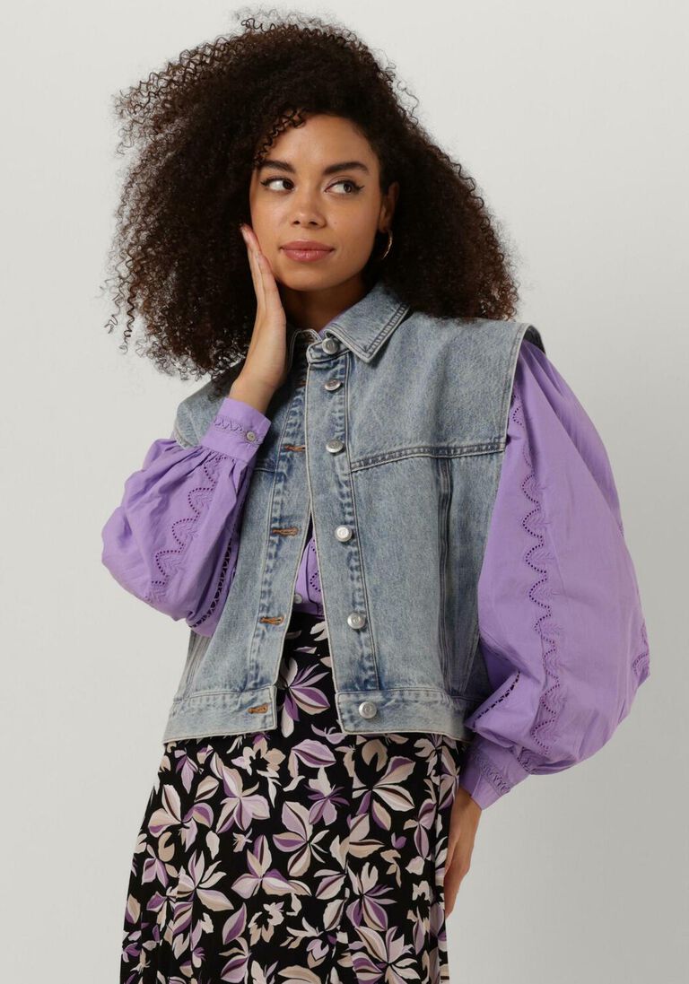 hellblau catwalk junkie gilet jk mea