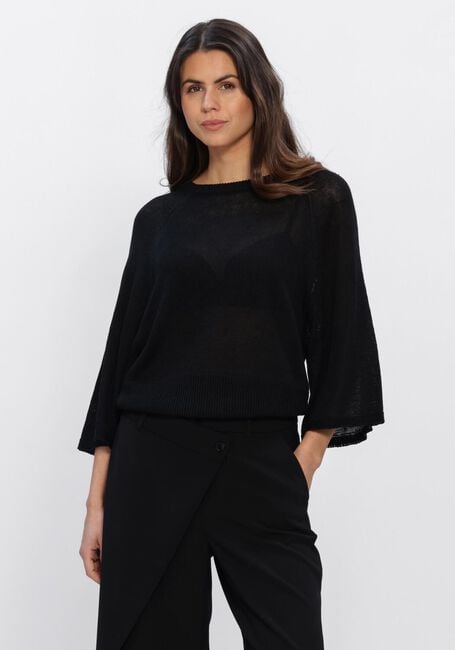 Schwarze STUDIO AR Pullover MARISOL LINNEN KNIT - large