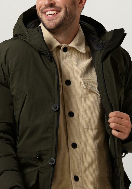 Grüne BUTCHER OF BLUE Wattierte Jack NELSON PARKA - large