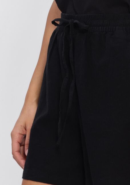 Schwarze SELECTED WOMEN Kurze Hose SLFLUISA-LINNIE LINEN BLEND SHORT - large