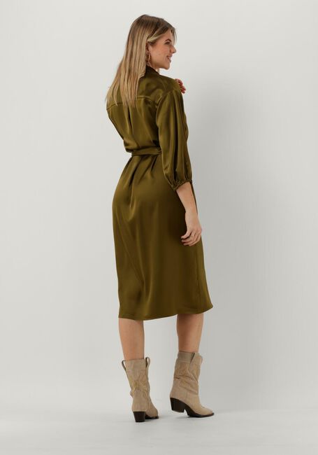 Grüne MSCH COPENHAGEN Midikleid ORIANNE JEANITA SHIRT DRESS - large