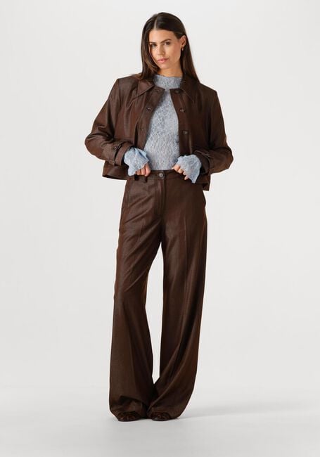 Braune CO'COUTURE Weite Hose TERRYCC DENIM LL PANT - large