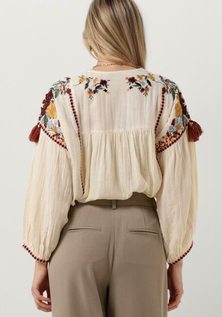 Nicht-gerade weiss SUMMUM Blusen TOP MULTI EMBROIDERY TOP MULTI EMBROIDERY - large