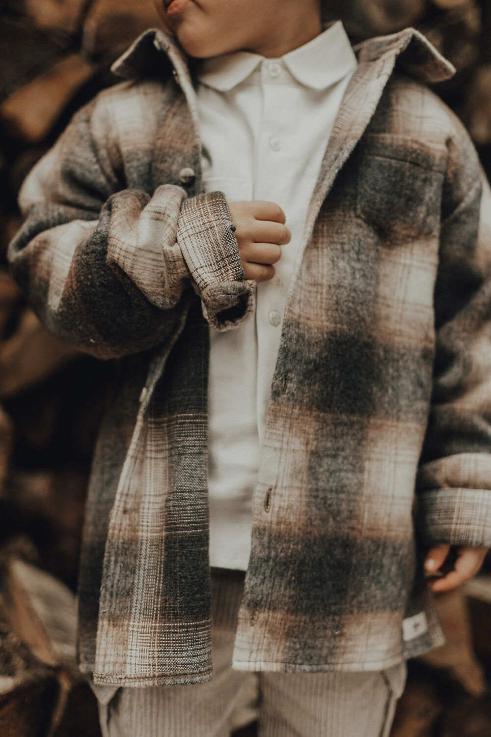 Mehrfarbige/Bunte BAJE STUDIO Strickjacke IDAHO - large