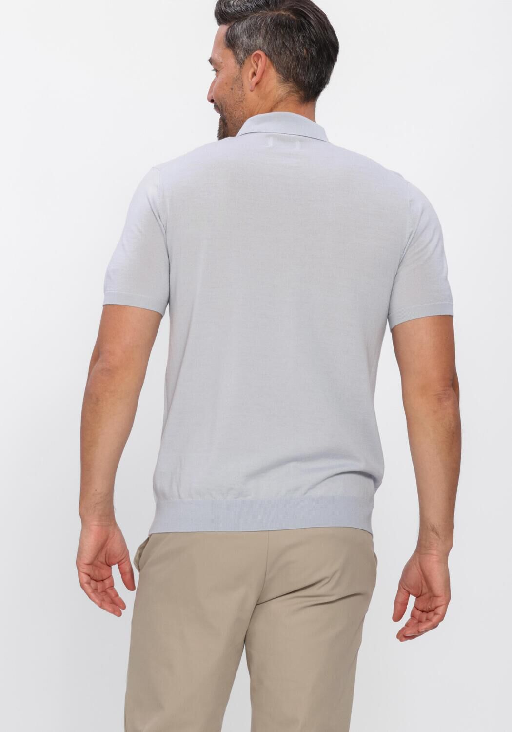 Blaue STEFANO LAURAN Polo-Shirt POLO BODEN - large