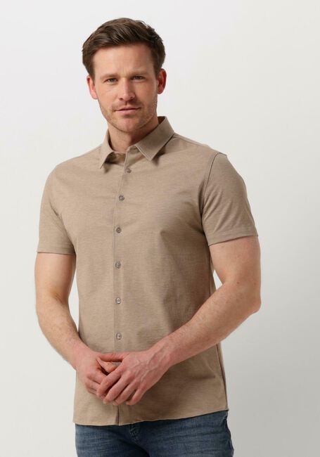 Sand PURE PATH Casual-Oberhemd PIQUE SHORTSLEEVE BUTTON UP SHIRT - large