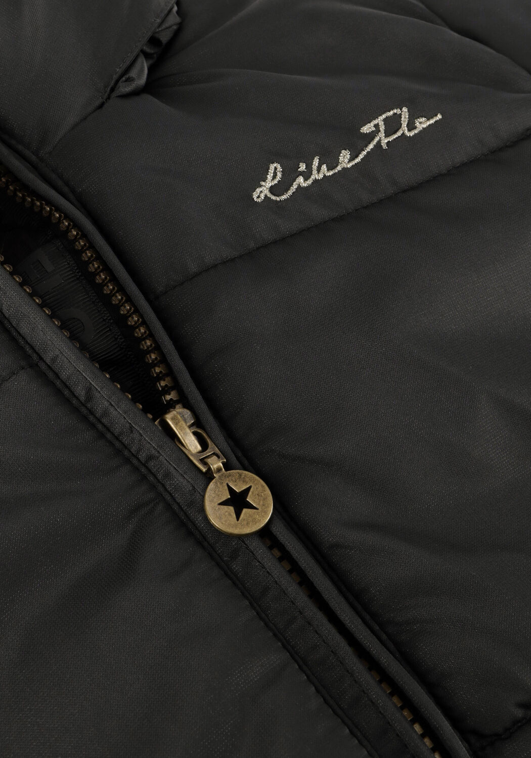 Schwarze LIKE FLO Wattierte Jack AELIN - large