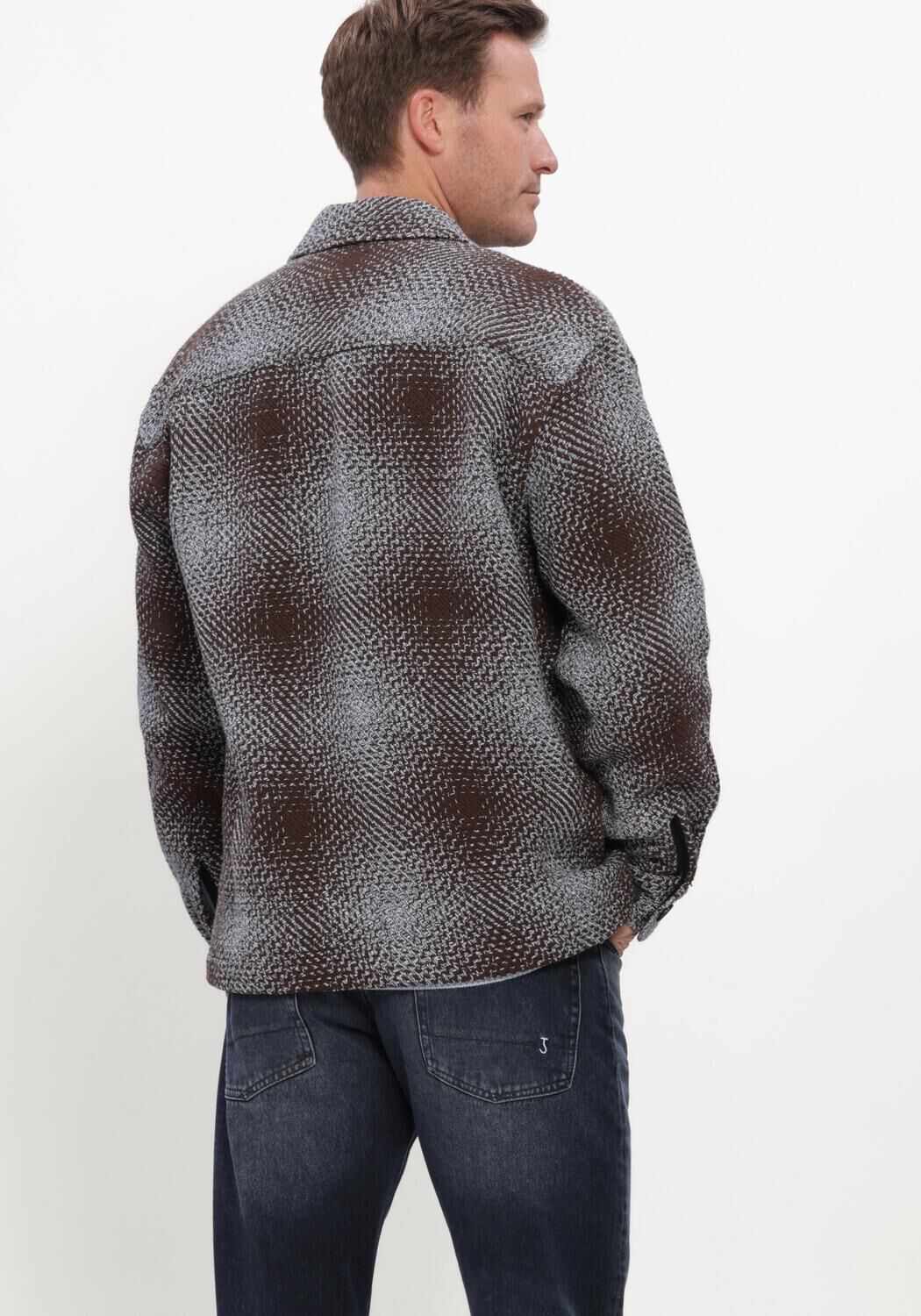 Braune RESTER&Ouml;DS Overshirt RTNOLAN HEAVY TWILL OVERSHIRT - large