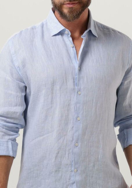 Hellblau GENTI Casual-Oberhemd LINNEN S7054-1120 - large