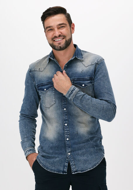 Blaue PUREWHITE Casual-Oberhemd 21030219 - large