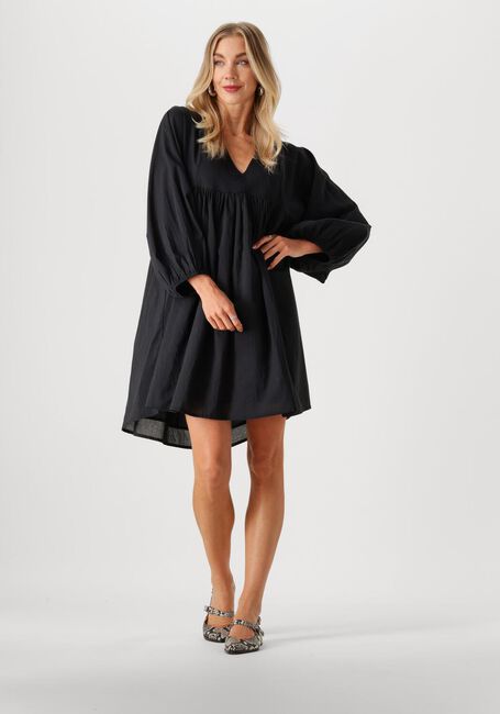 Schwarze BY-BAR Minikleid PHILOU CHAMBRIC DRESS - large