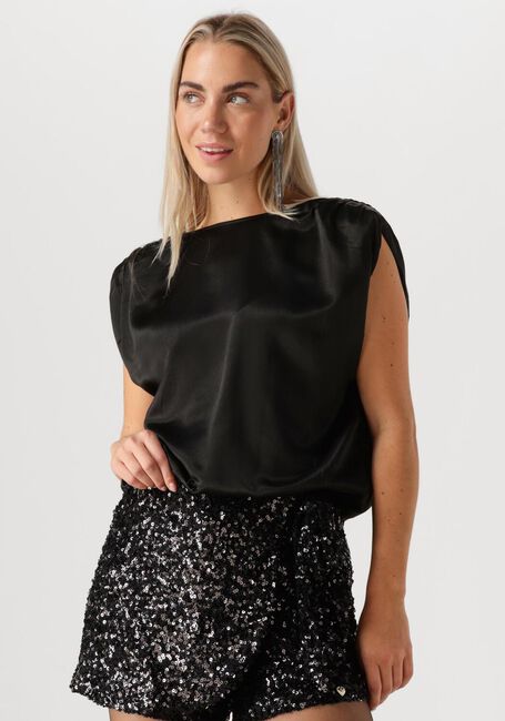 Schwarze MY ESSENTIAL WARDROBE Top ESTELLEMW WRAP TOP - large