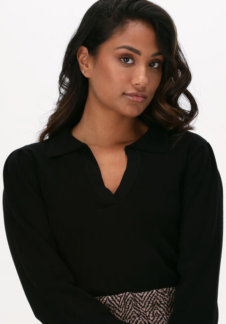 Schwarze MINUS Pullover CAMARI KNIT PULLOVER - large