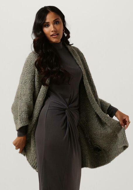 Taupe SIMPLE Strickjacke KNIT-BOCC-23-1 - large