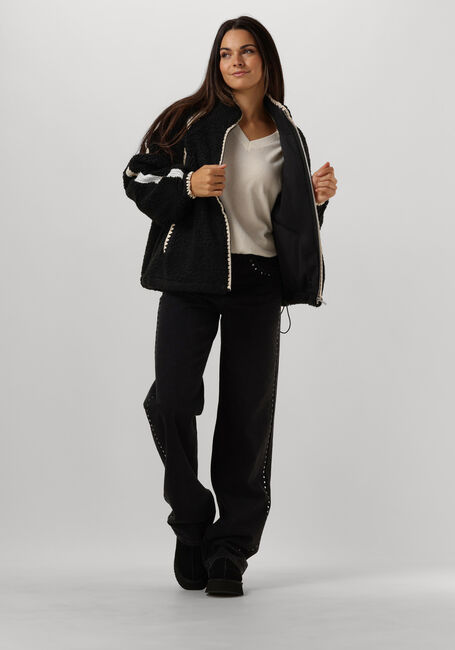 Schwarze UGG Jack NIKIA CHROCHET FLUFF JACKET - large