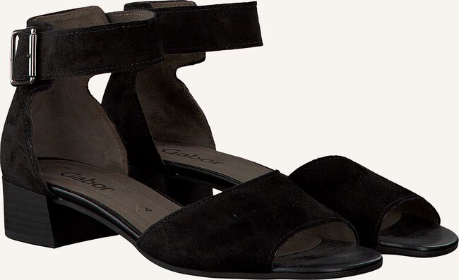 Schwarze GABOR Flache Sandalen 723 Schwarze GABOR Flache Sandalen 723 - large