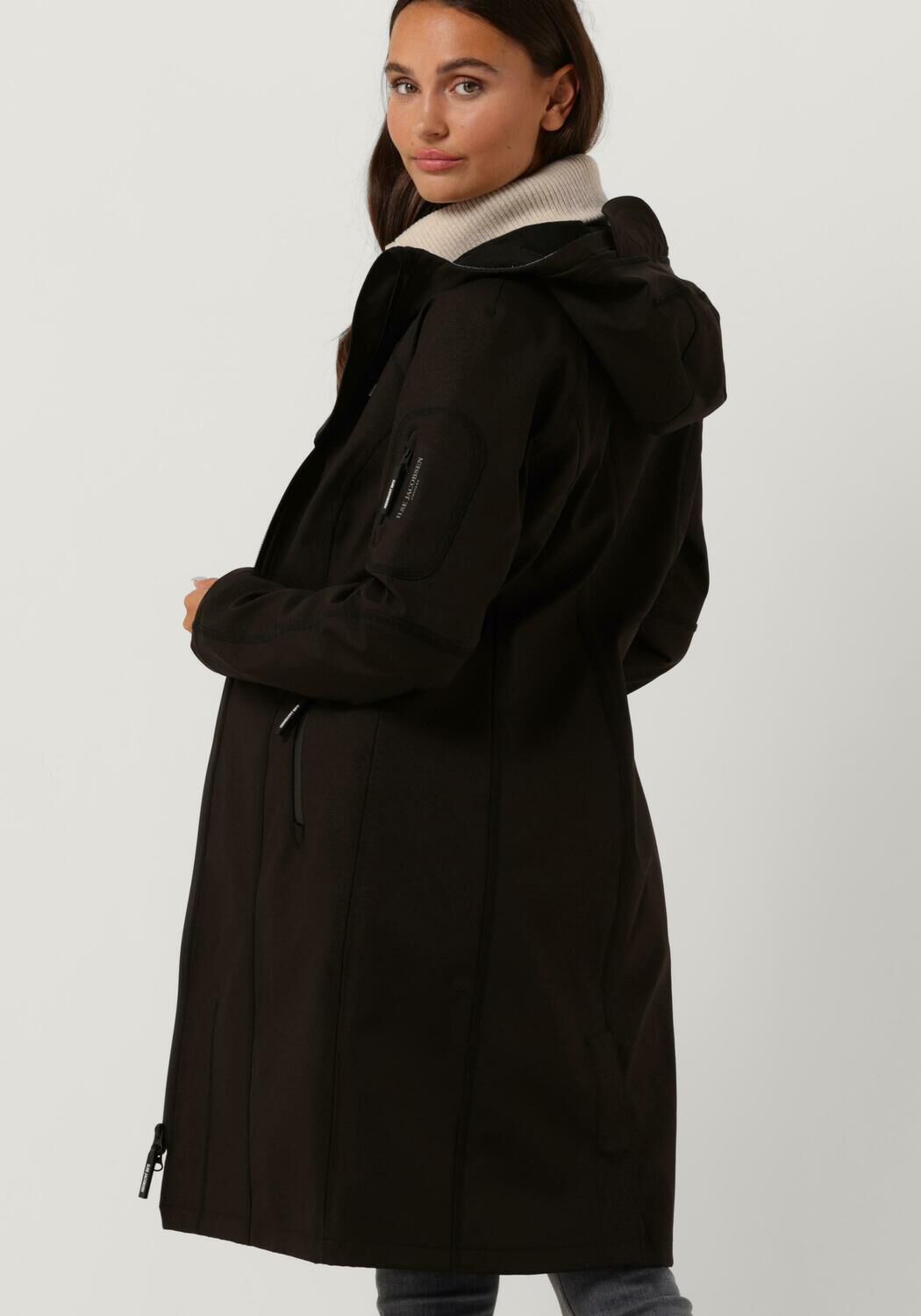 Schwarze ILSE JACOBSEN Regenjacke RAIN 37L Omoda