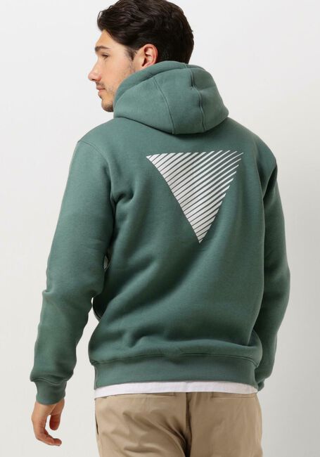 Grüne PURE PATH Pullover HOODIE WITH FRONT AND TRIANGLE BACK PRINT - large