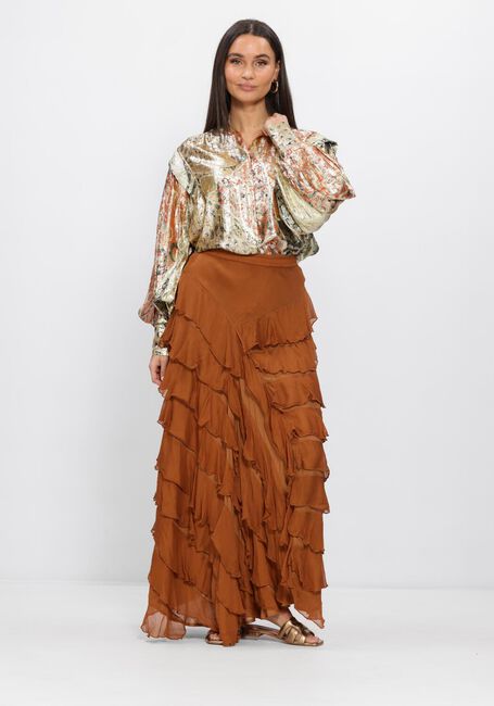 Braune MES DEMOISELLES Maxirock CHERRY - large