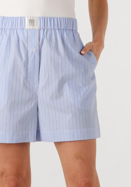 Blaue SECOND FEMALE Kurze Hose ALANIS SHORTS - large