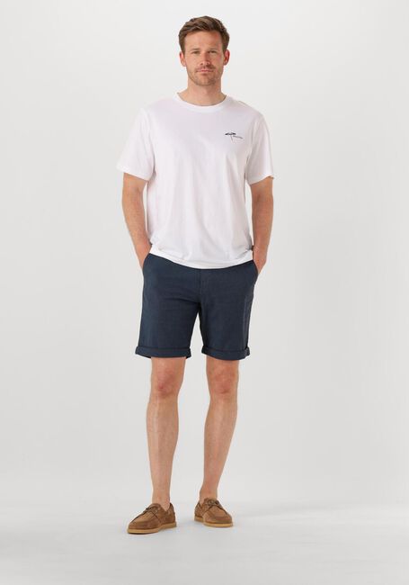 Weiße SELECTED HOMME T-shirt SLHASPEN EMB SS O-NECK TEE - large