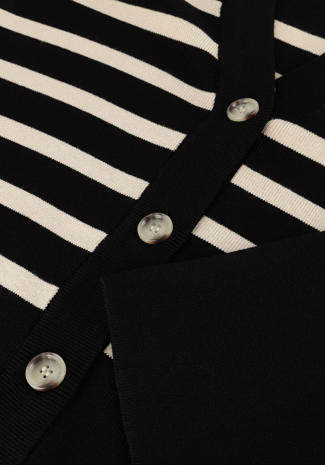 Schwarze OBJECT Strickjacke OBJESTER L/S CARDIGAN - large