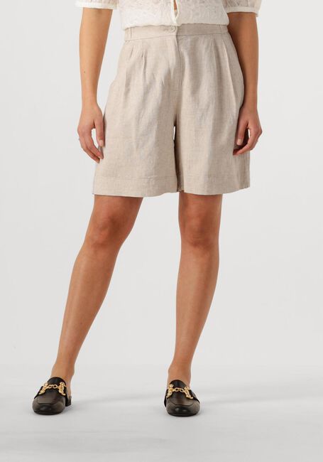Beige MSCH COPENHAGEN Kurze Hose MSCHPENNIE GINIA HW SHORTS - large