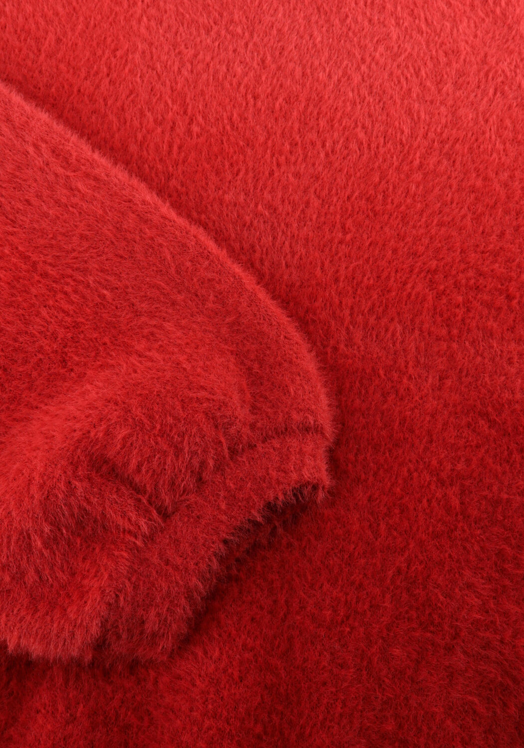 Rote JANSEN AMSTERDAM Pullover CAILY TRUI P 150 ROUND NECKLINE - large