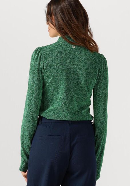 Grüne POM AMSTERDAM Pullover TURTLENECK - GLITTERR PINE GREEN - large