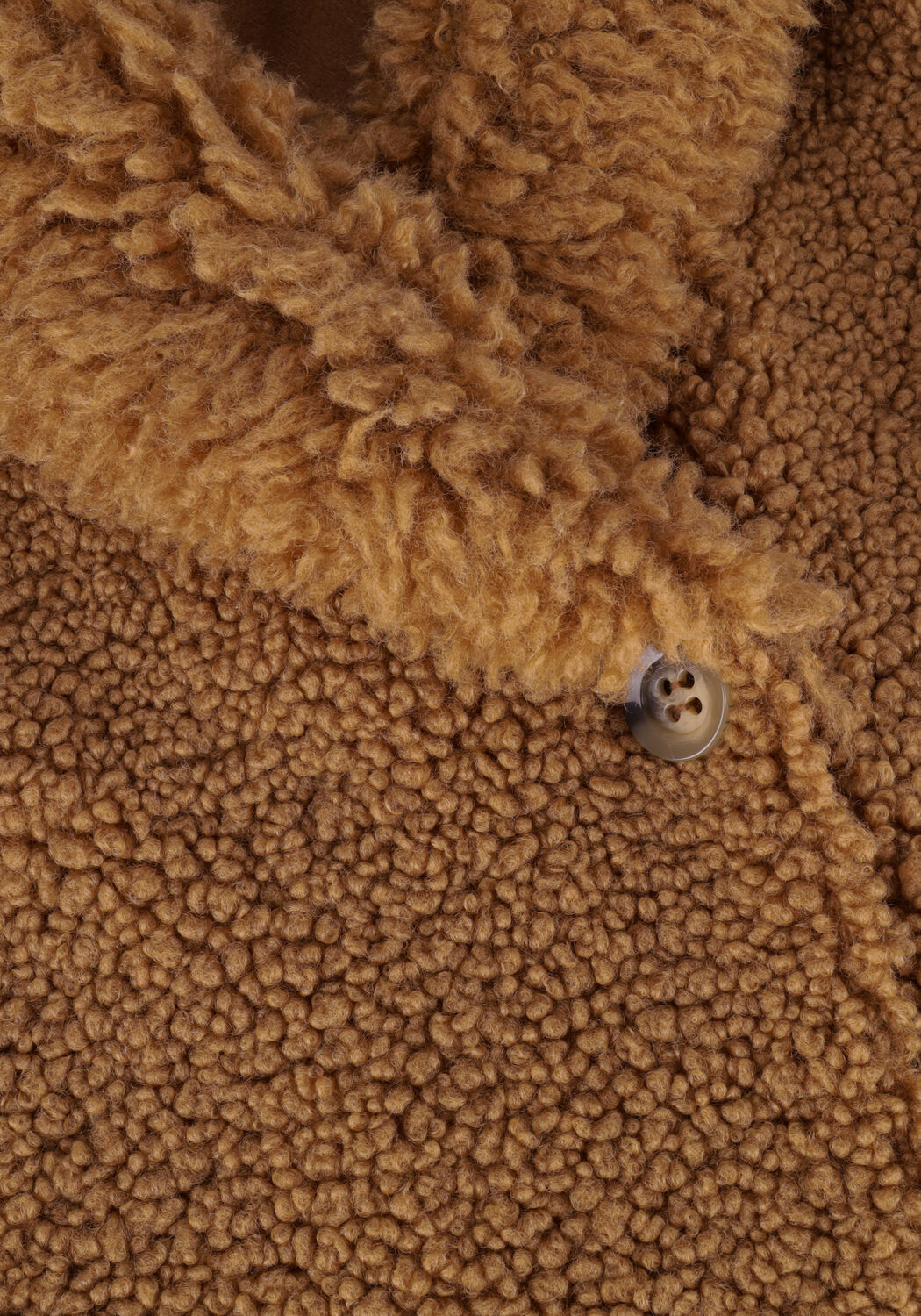 Braune BEAUMONT Teddy-Jacke LAMMY REVERSIBLE COAT - large