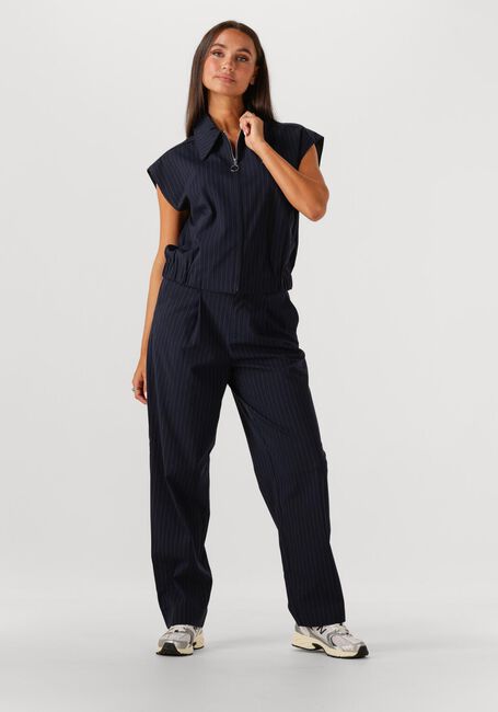 Dunkelblau WITHBLACK Weite Hose WBLVALENTINA STRIPED PANT - large