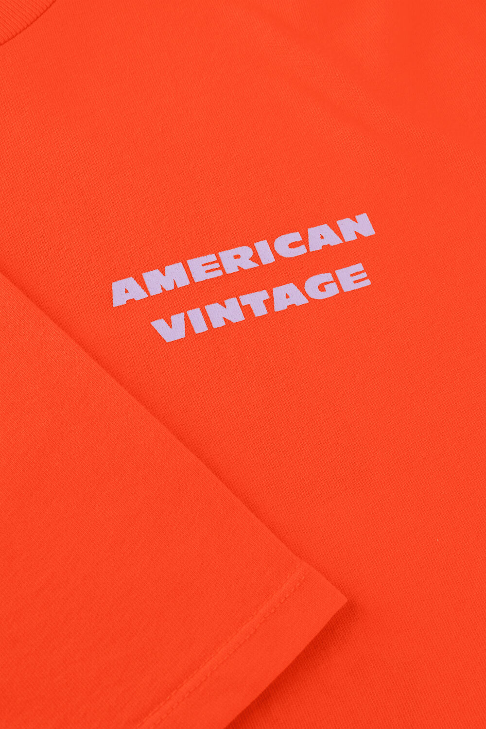 Orangene AMERICAN VINTAGE Pullover FIZVALLEY - large
