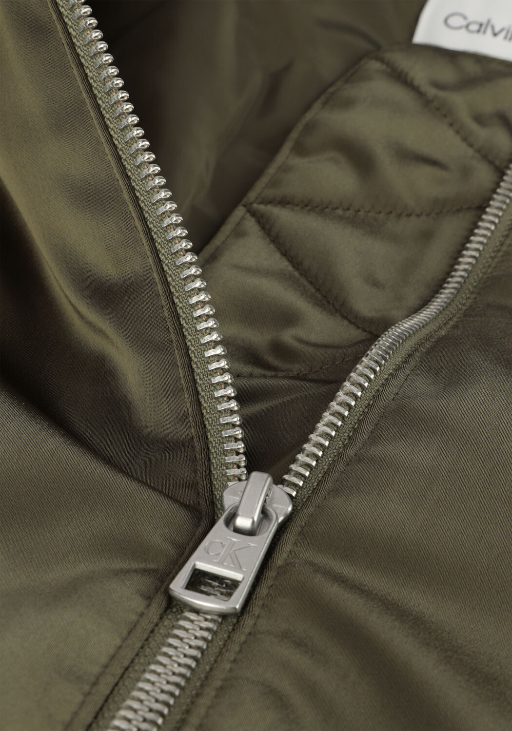 Olive CALVIN KLEIN Jack SATIN BOMBER - large