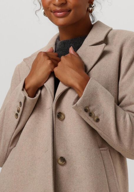 Beige SELECTED FEMME Mäntel SLFNEW ALMA WOOL COAT - large