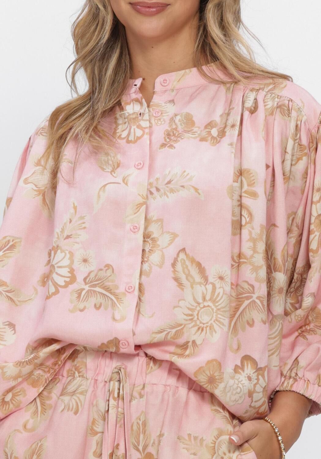 Sand AMAYA AMSTERDAM Blusen JUNO BLOUSE - large