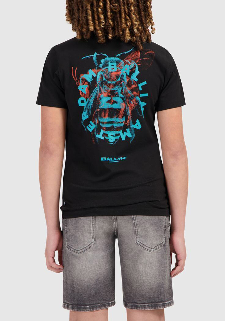 Schwarze BALLIN T-shirt 017104 - large