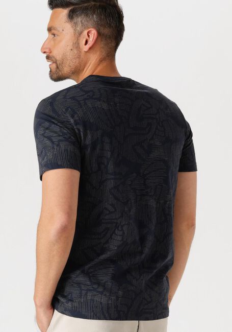 Blaue PME LEGEND T-shirt SHORT SLEEVE R-NECK SLUB JERSEY AOP - large