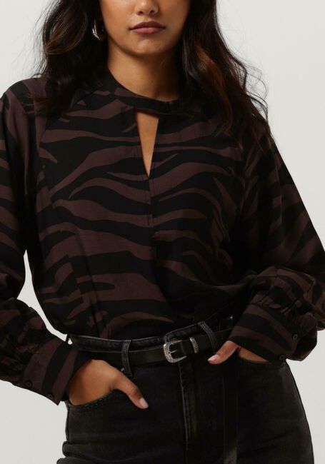 Braune OBJECT Blusen OBJCIRA L/S TOP - large