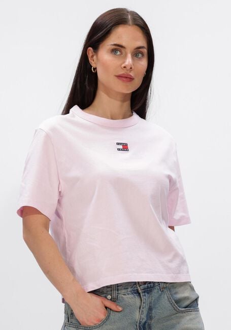 Hell-Pink TOMMY JEANS T-shirt TJW BXY BADGE TEE EXT - large