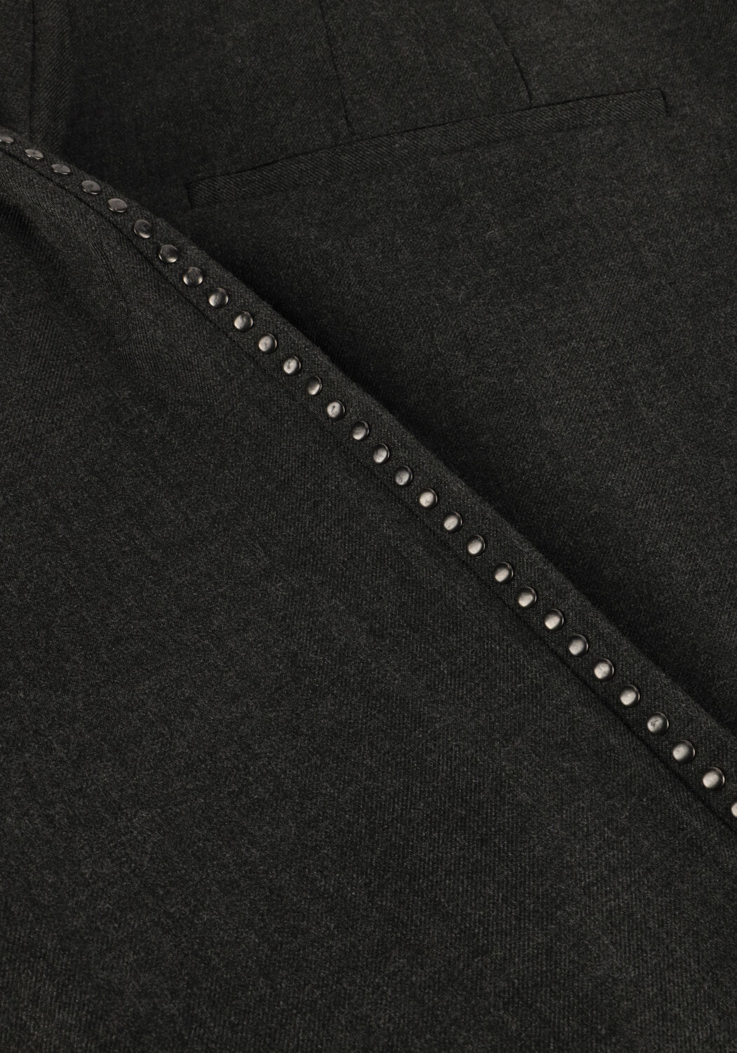 Graue ALIX THE LABEL Weite Hose LADIES WOVEN WIDE LEG PANTS - large