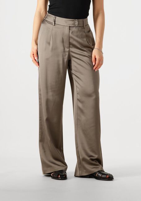 Taupe WITHBLACK Hose WBLMILAN SATEEN WIDE PANT - large