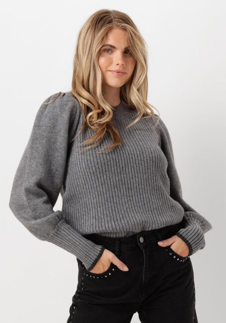 Graue CO'COUTURE Pullover ROW PUFF KNIT - large