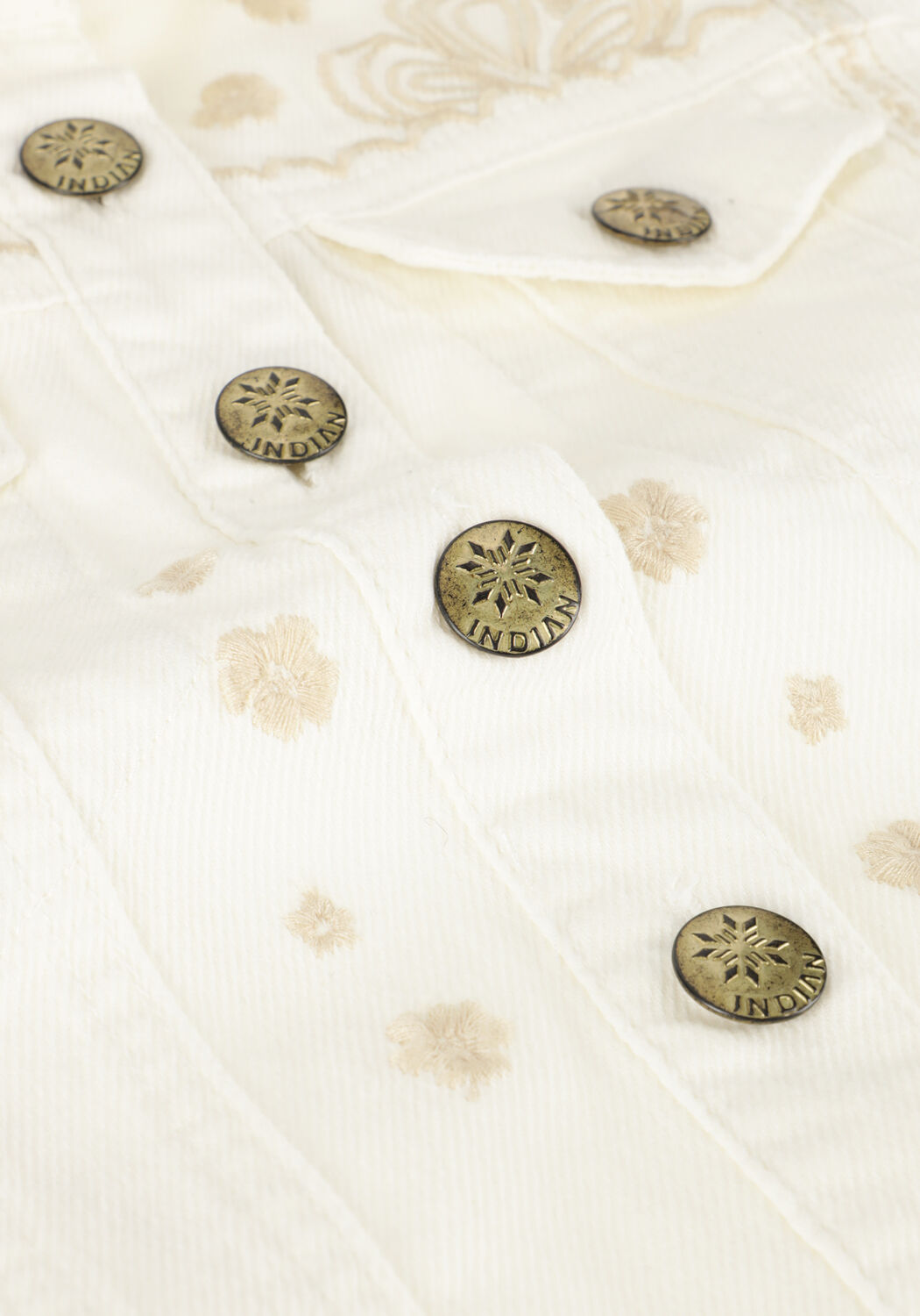 Wei&szlig;e INDIAN BLUE JEANS Gilet GILET EMBROIDERY - large