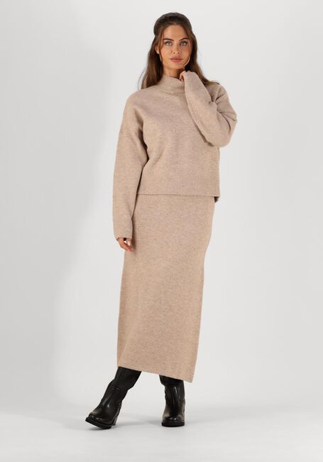 Beige NEO NOIR Midirock ASHANTI KNIT SKIRT - large