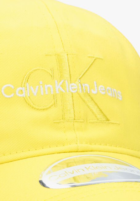 Gelbe CALVIN KLEIN Kappe MONOGRAM CAP - large