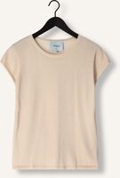 Goldfarbene MINUS T-shirt CARLINA KNIT TEE Goldfarbene MINUS T-shirt CARLINA KNIT TEE - medium