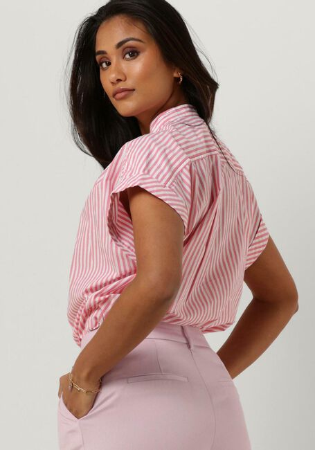 Hell-Pink SCOTCH & SODA Blusen EXTENDED SHOULDER ROLL SLEEVE SHIRT - large