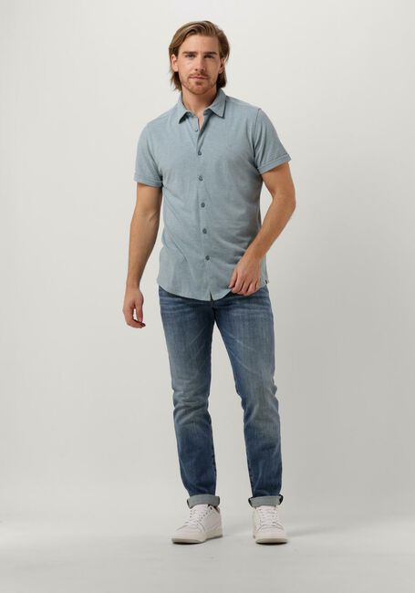 Blaue DSTREZZED Casual-Oberhemd SHIRT MELANGE PIQUE - large