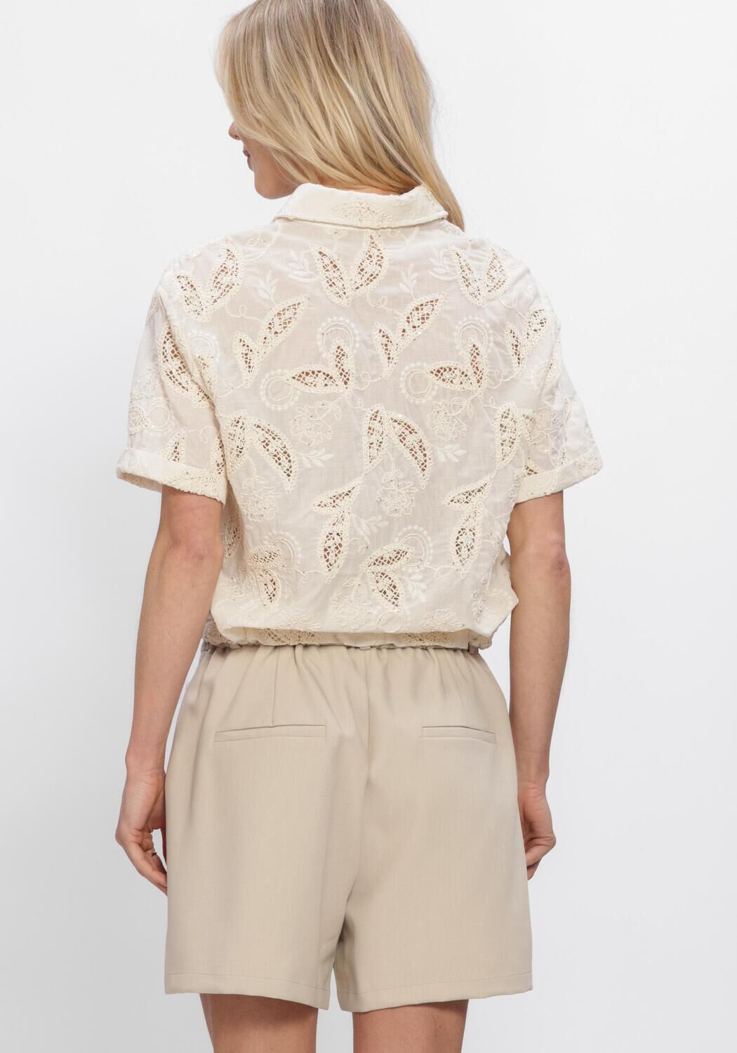 Sand NUKUS Blusen LEONORA BLOUSE - large