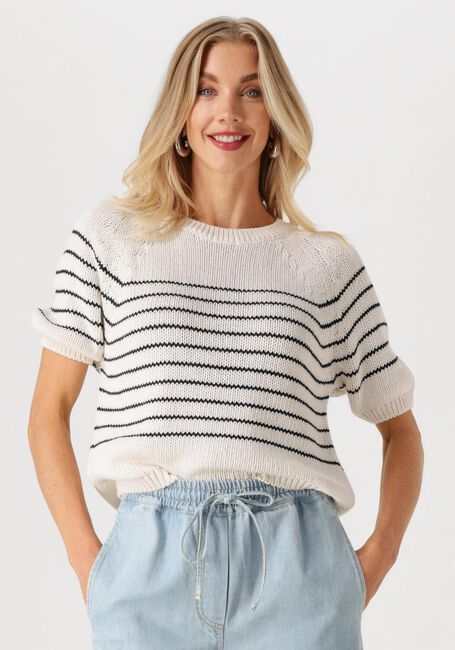 Ecru BY-BAR Pullover CRUZ STRIPE PULLOVER - large